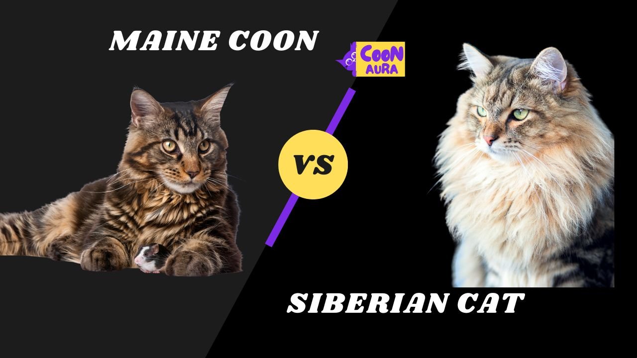 Maine Coon vs Siberian Cat Featured Image