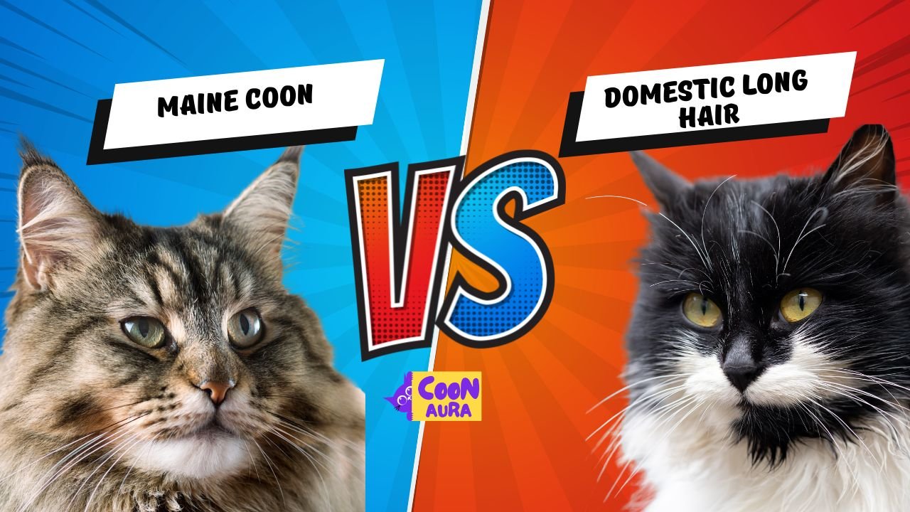 Maine Coon vs Domestic Long Hair Featured Image