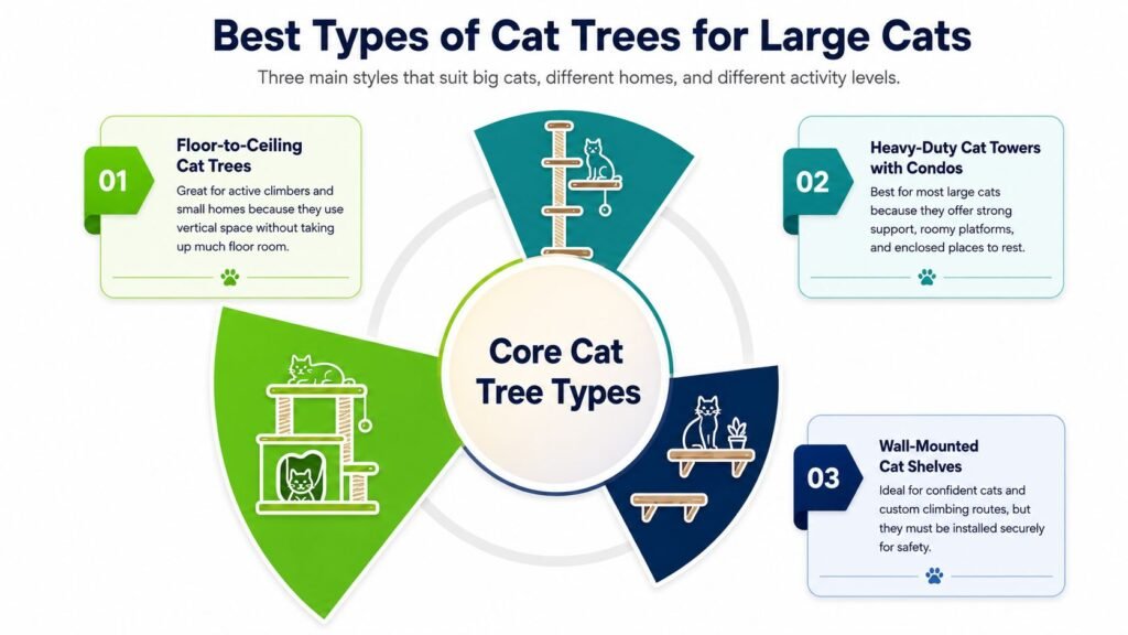 Best Types of Cat Trees for Large Cats