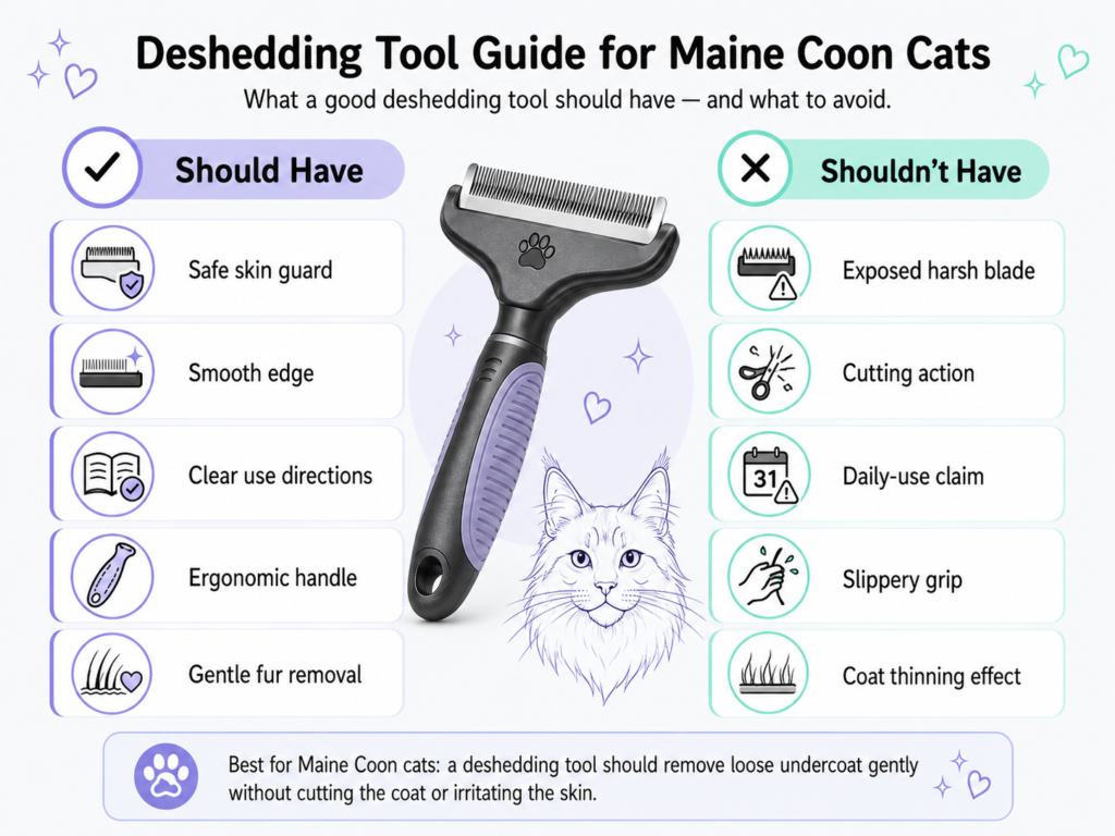 Deshedding Tool Guide for Maine Coon
