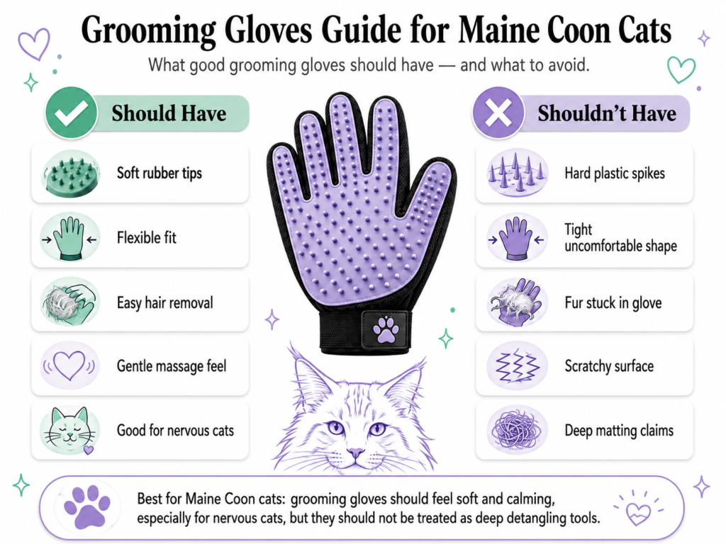 Grooming Gloves Guide For Maine Coon