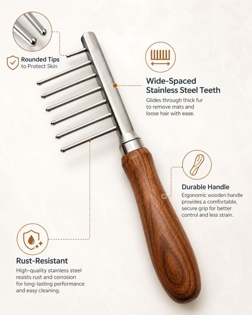 Wide Tooth Comb