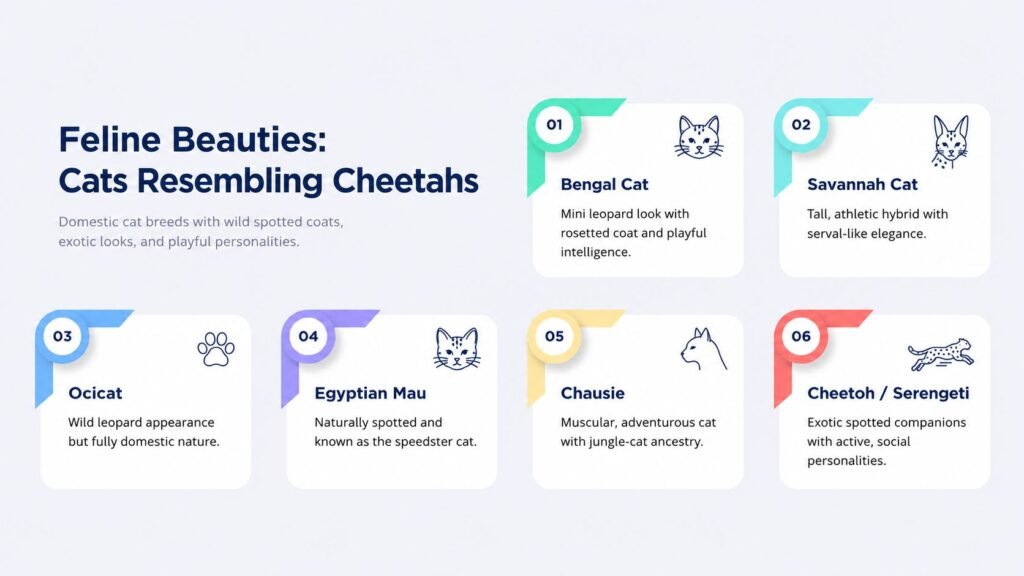 Feline Beauties Cats Resembling Cheetahs