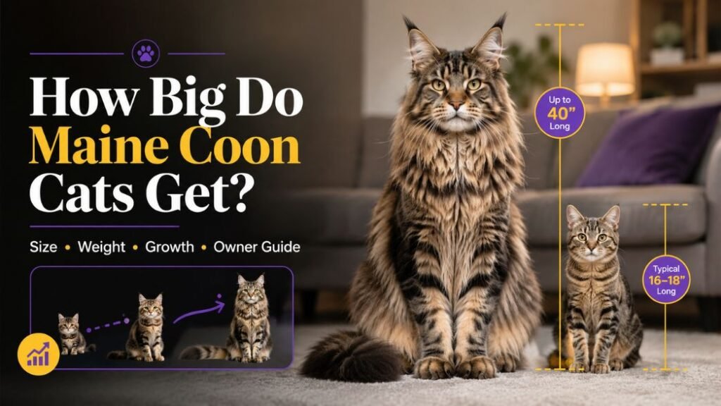 How big Do Maine Coon Cats Get